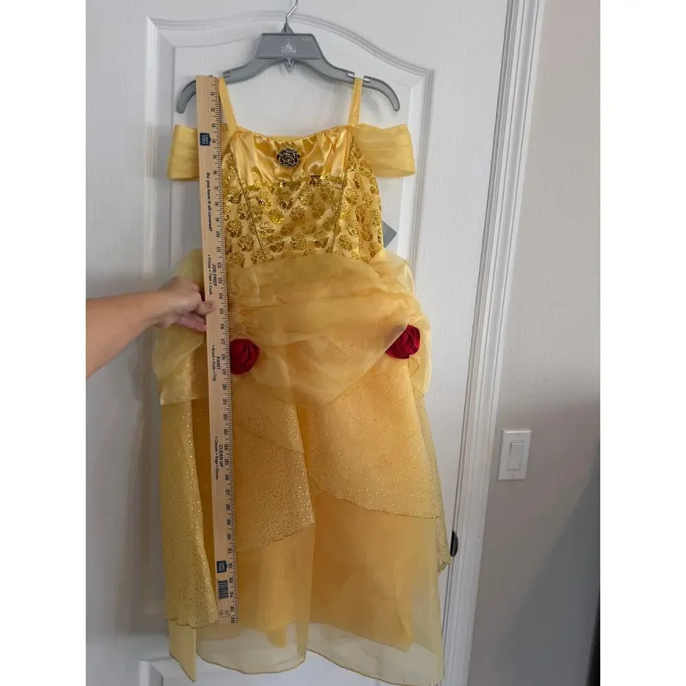 NWT Disney Parks 2020 Deluxe Princess Belle “Castle Collection” Costume Sz 9/10